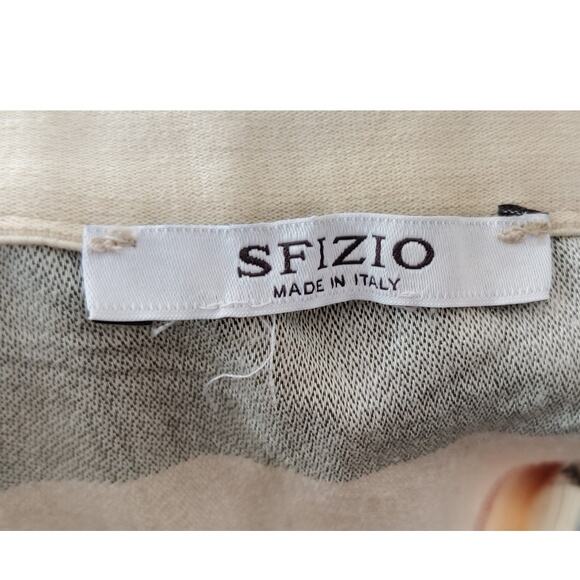 Sfizio Multicolor Striped Pleated Midi Maxi Skirt Size Small Pockets A Line - Picture 4 of 6